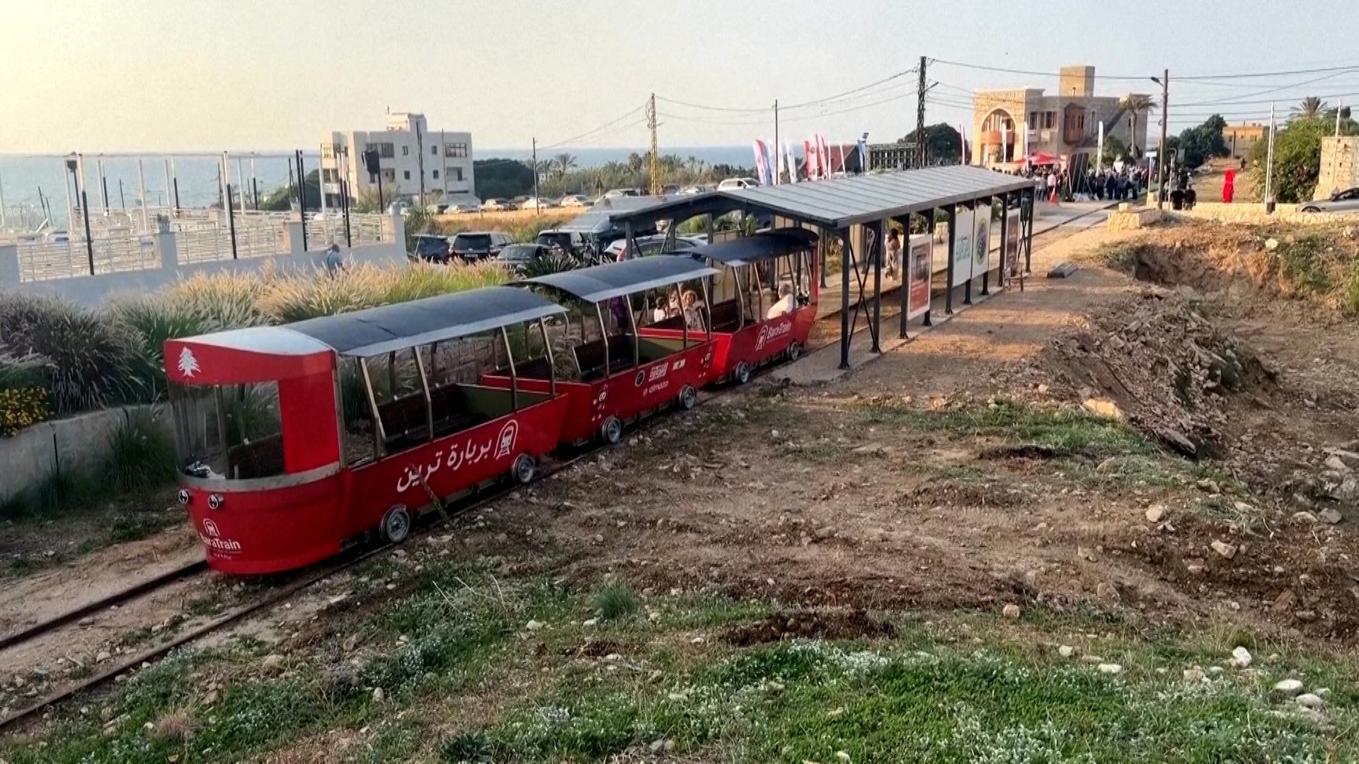 Lebanon’s first electric train hopes to revive railway system