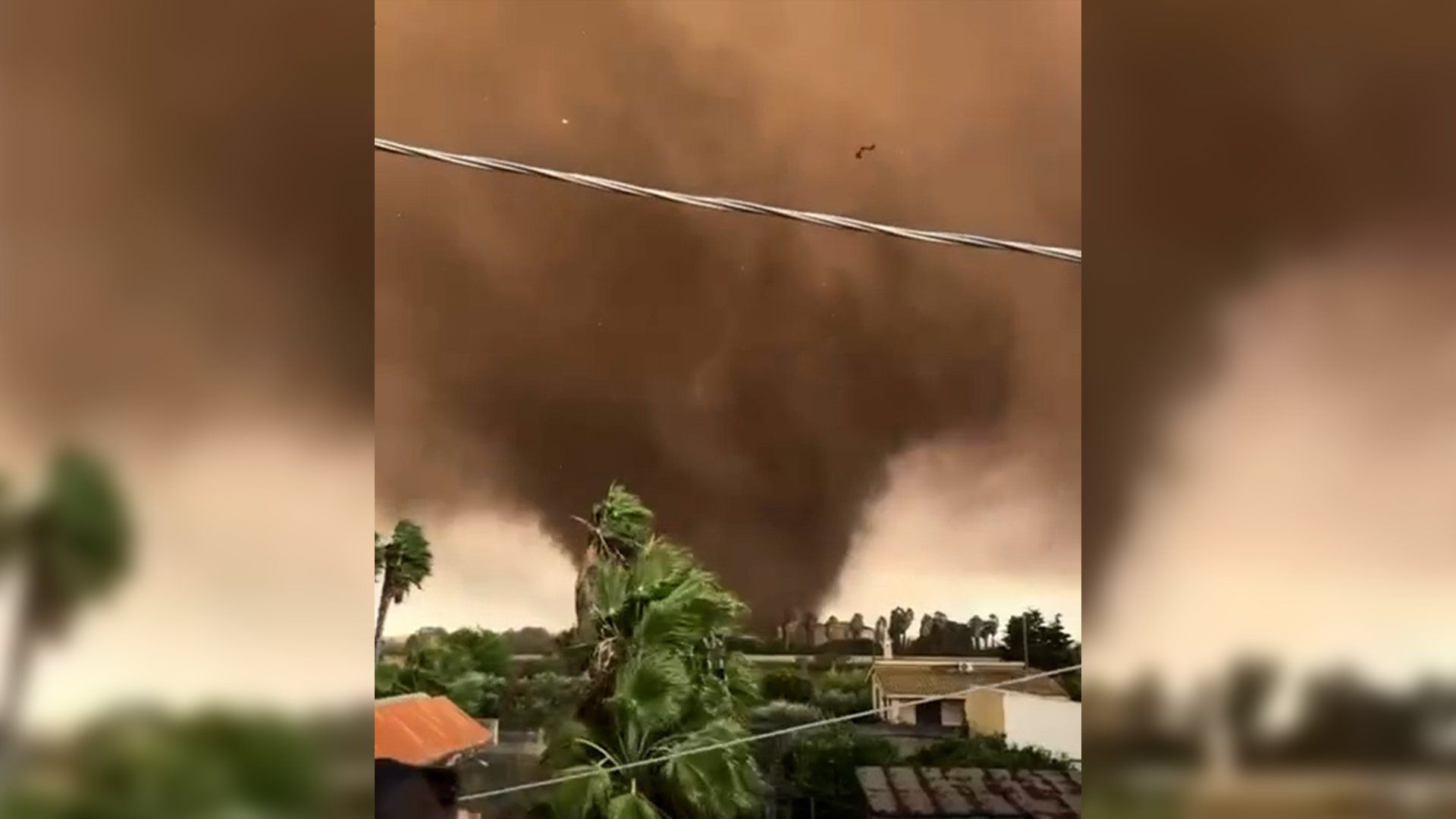 Powerful tornado rips through western Sicily