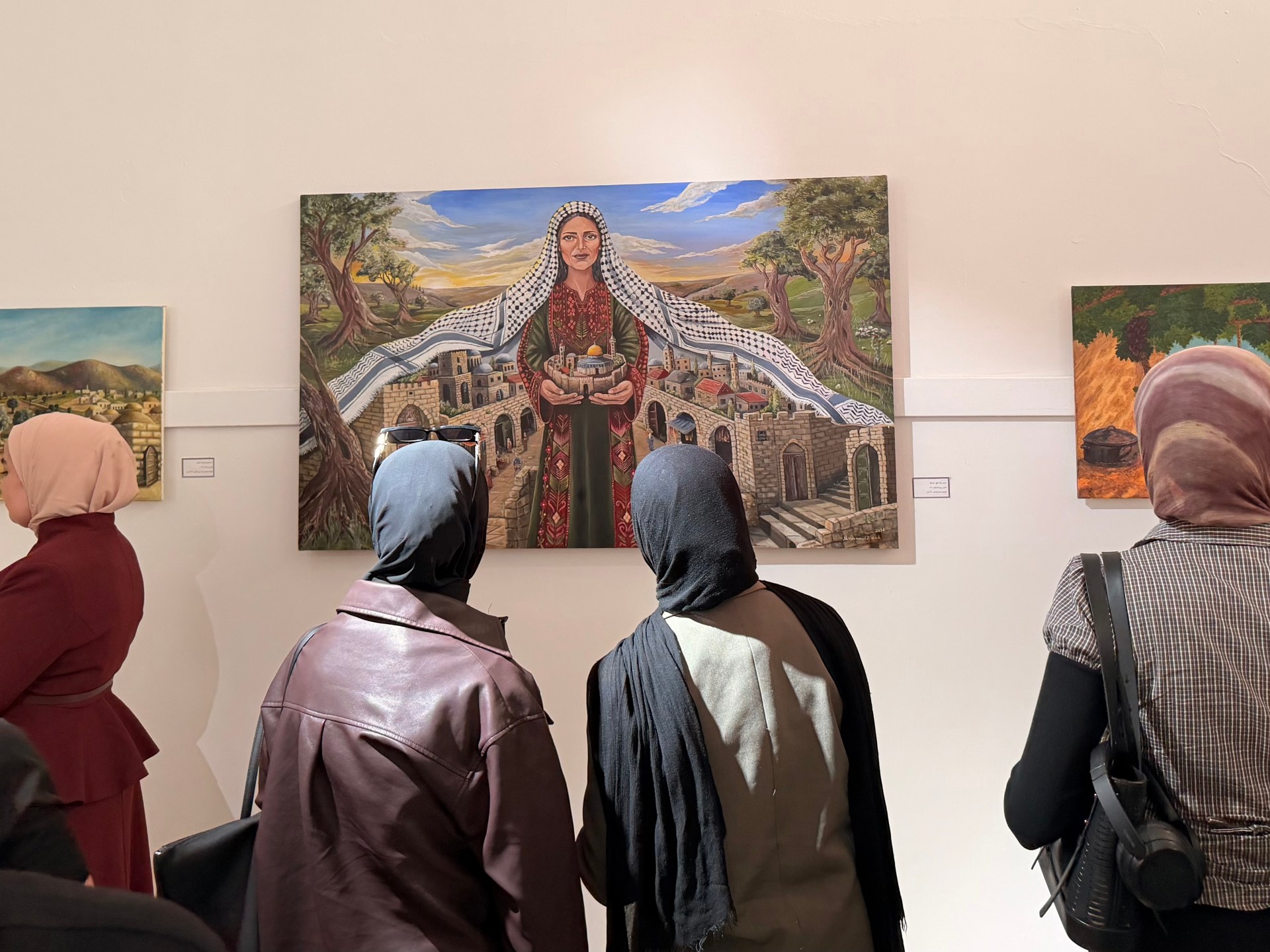 ‘Our works are next to each other’: Art bridges Gaza and West Bank