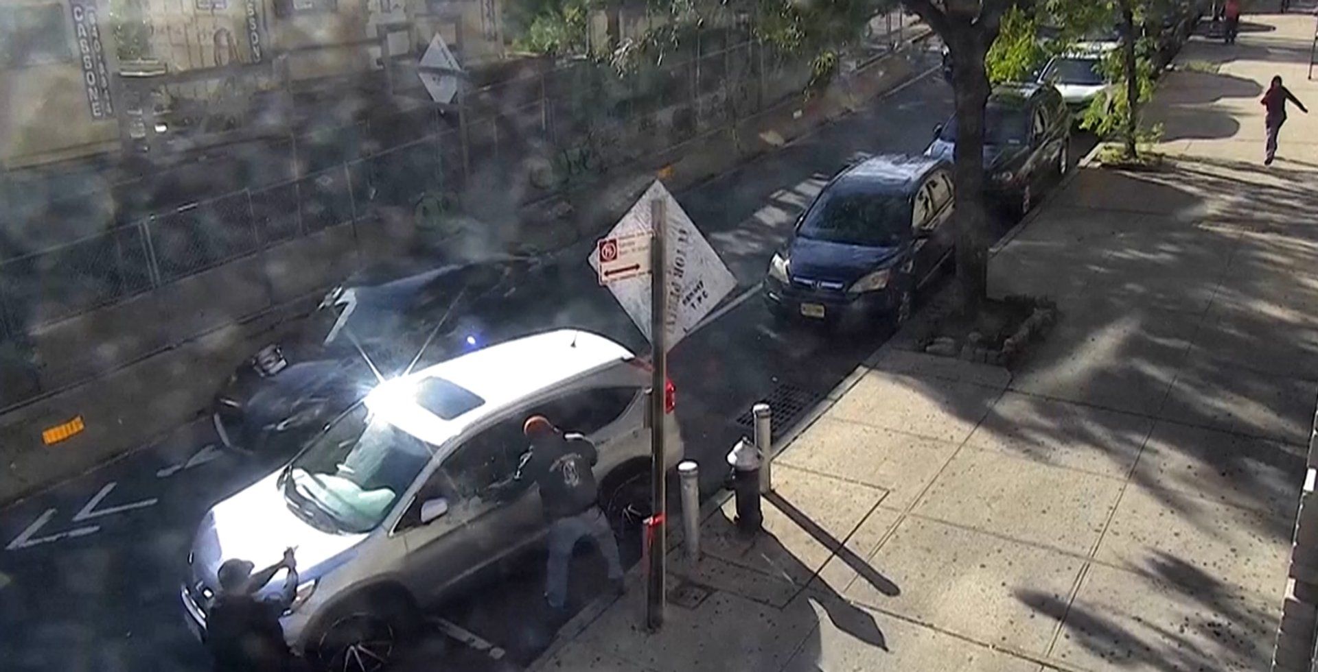 CCTV footage shows ICE shooting in New York