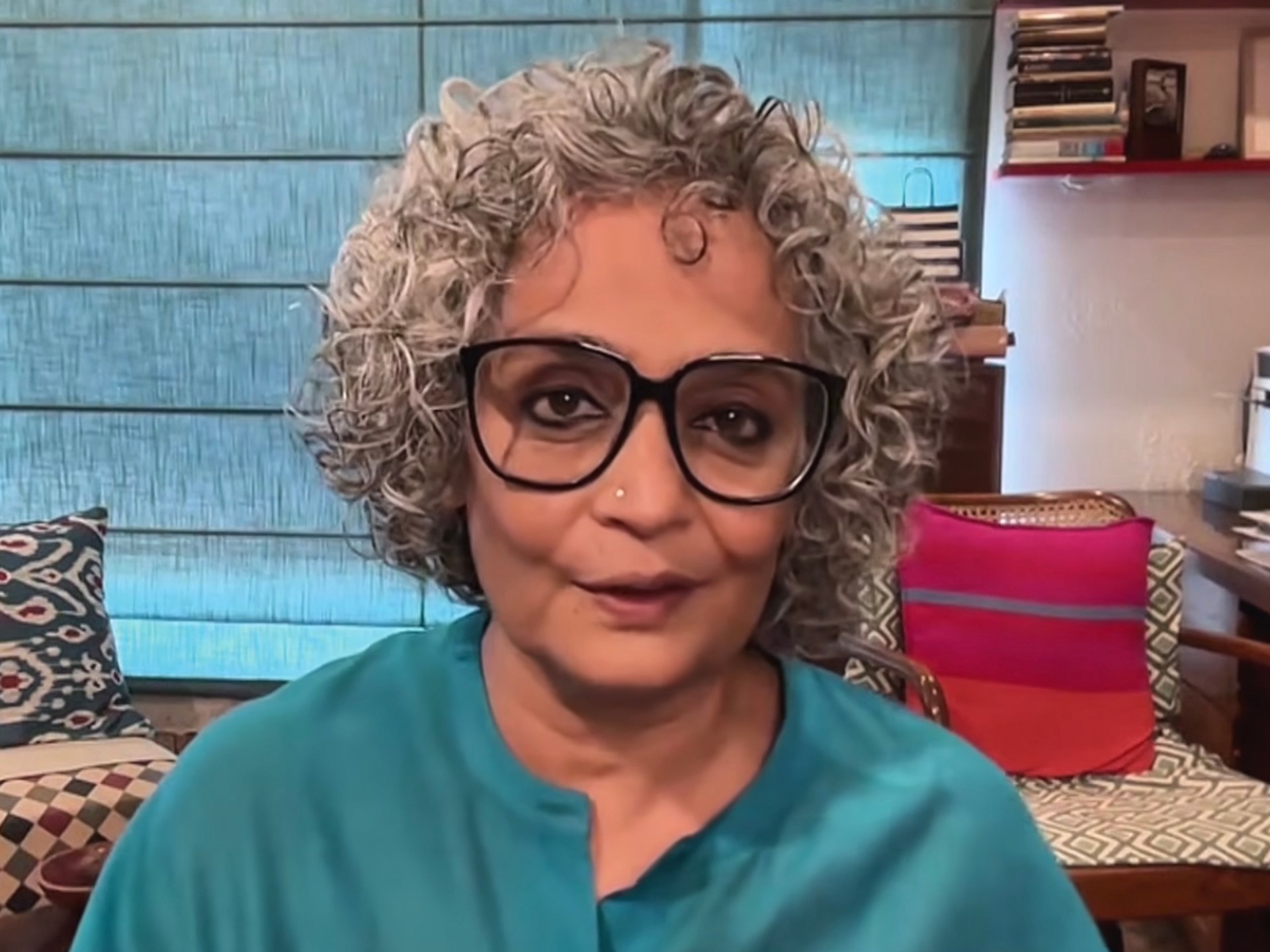 ‘Cockroach stir stripped Modi’s carefully confected image’: Arundhati Roy