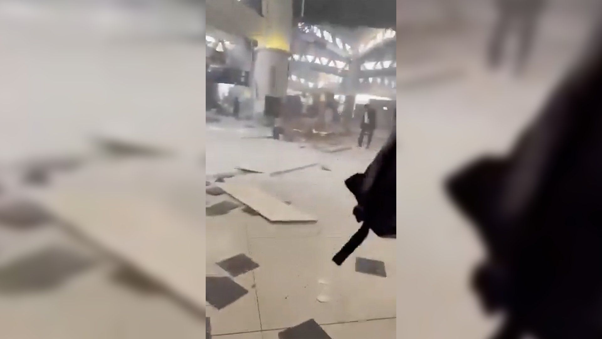 Damage seen inside Saudi airport after third attack this week