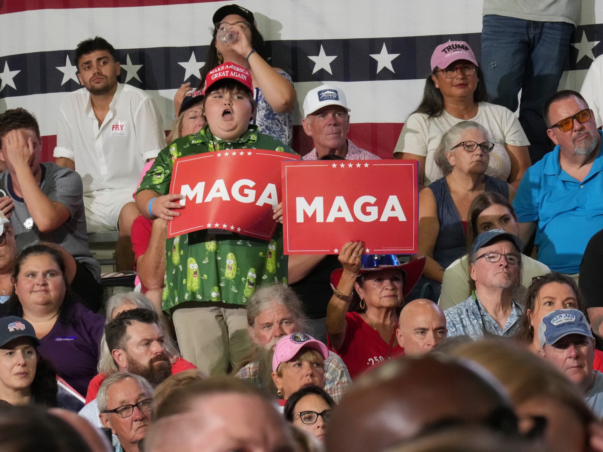 ‘You have to sacrifice’: Trump voters stay loyal as US midterms approach