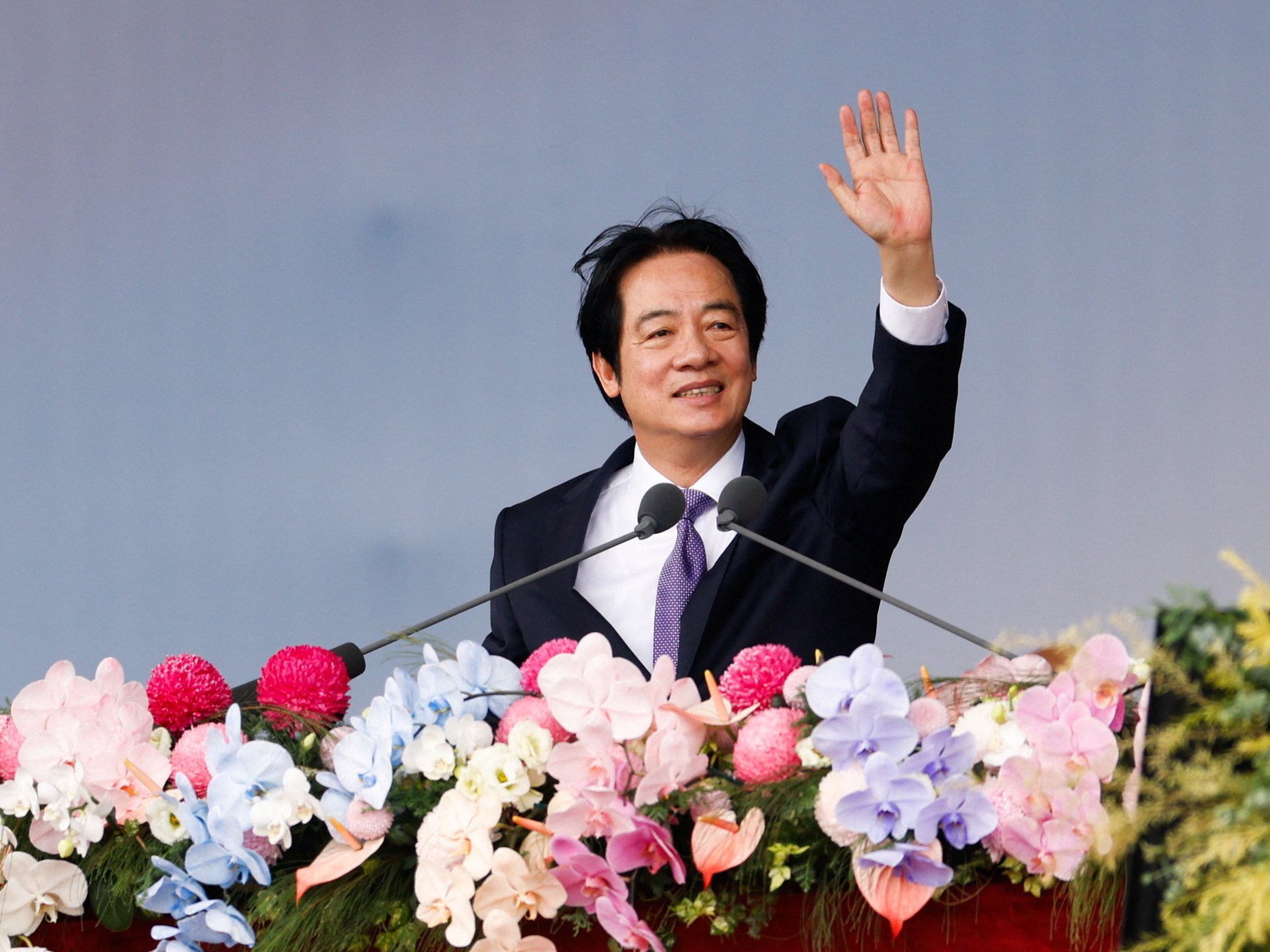 Taiwan president says defence spending boost aims to ‘deter war’
