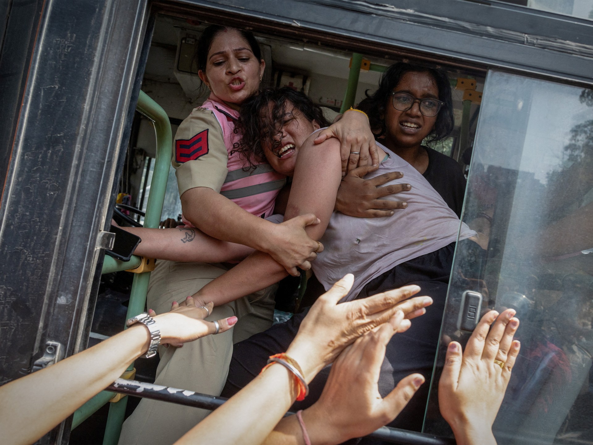 Photos: Thousands detained in police crackdown on India’s youth protest