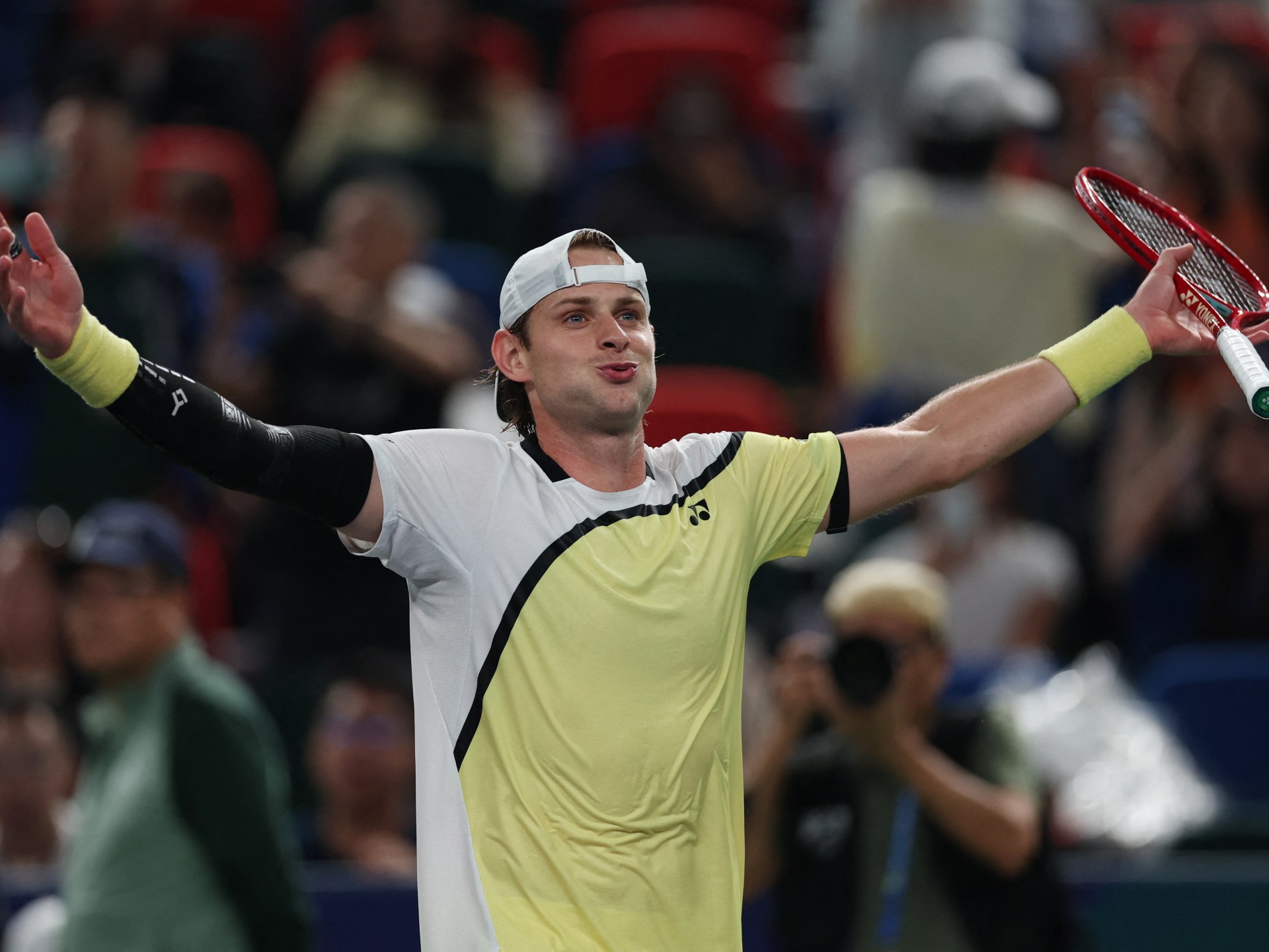 Zizou Bergs stuns Alcaraz in Shanghai as Zverev claims year-end top ranking