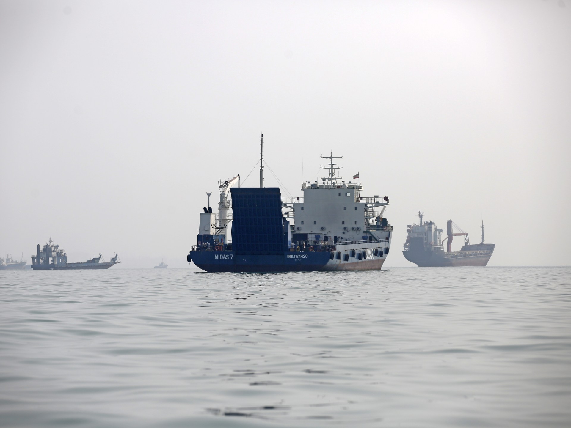Tanker hit by multiple projectiles off north coast of Qatar, UKMTO says
