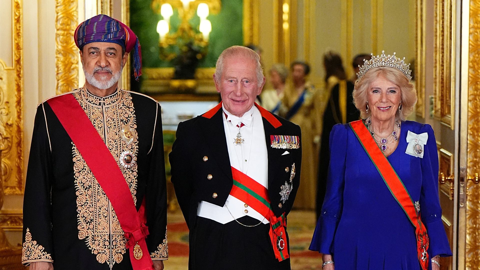 UK king welcomes Oman’s sultan in speech quoting Prophet Muhammad