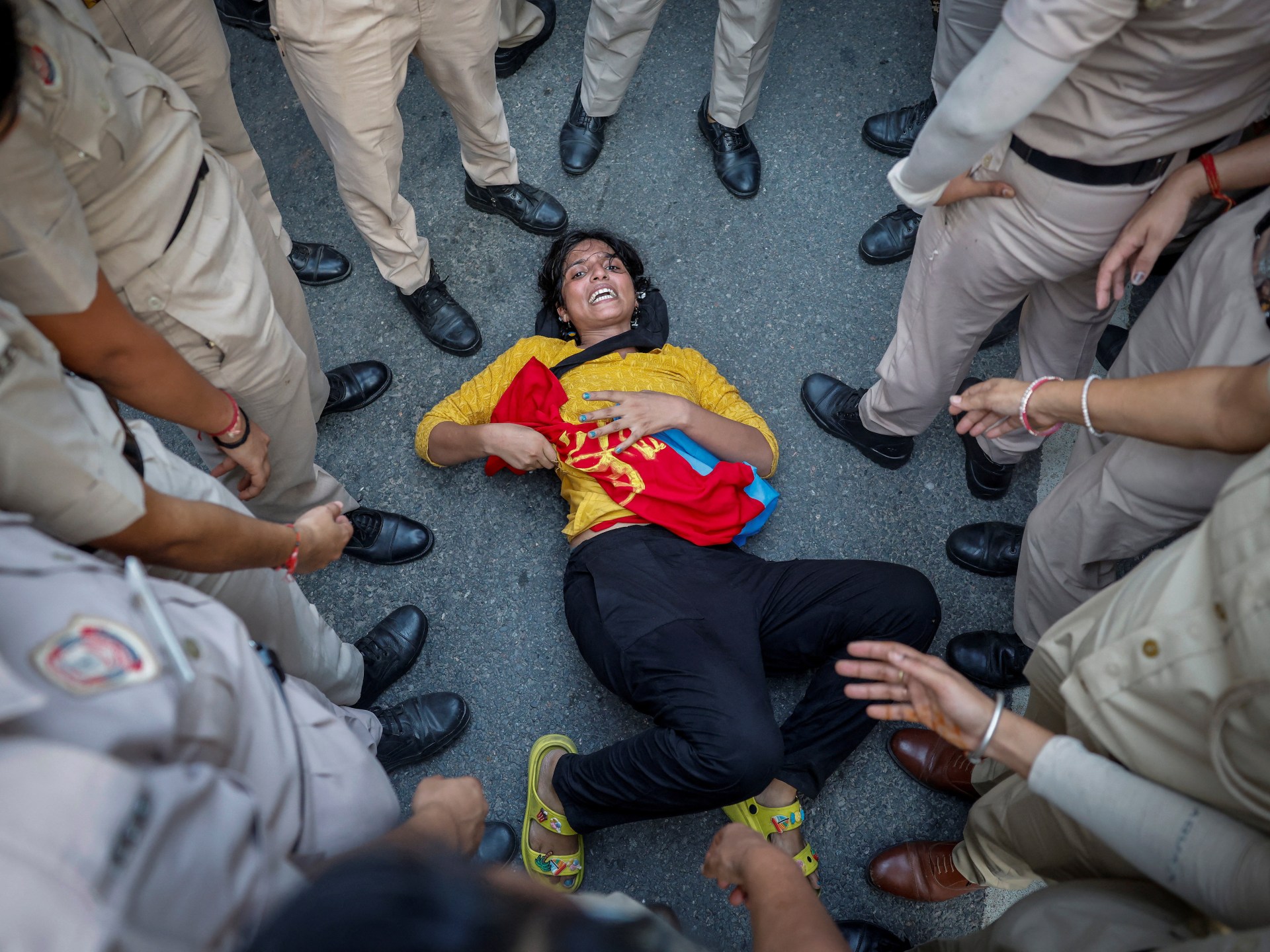 Delhi braces for more protests against election chief amid crackdown