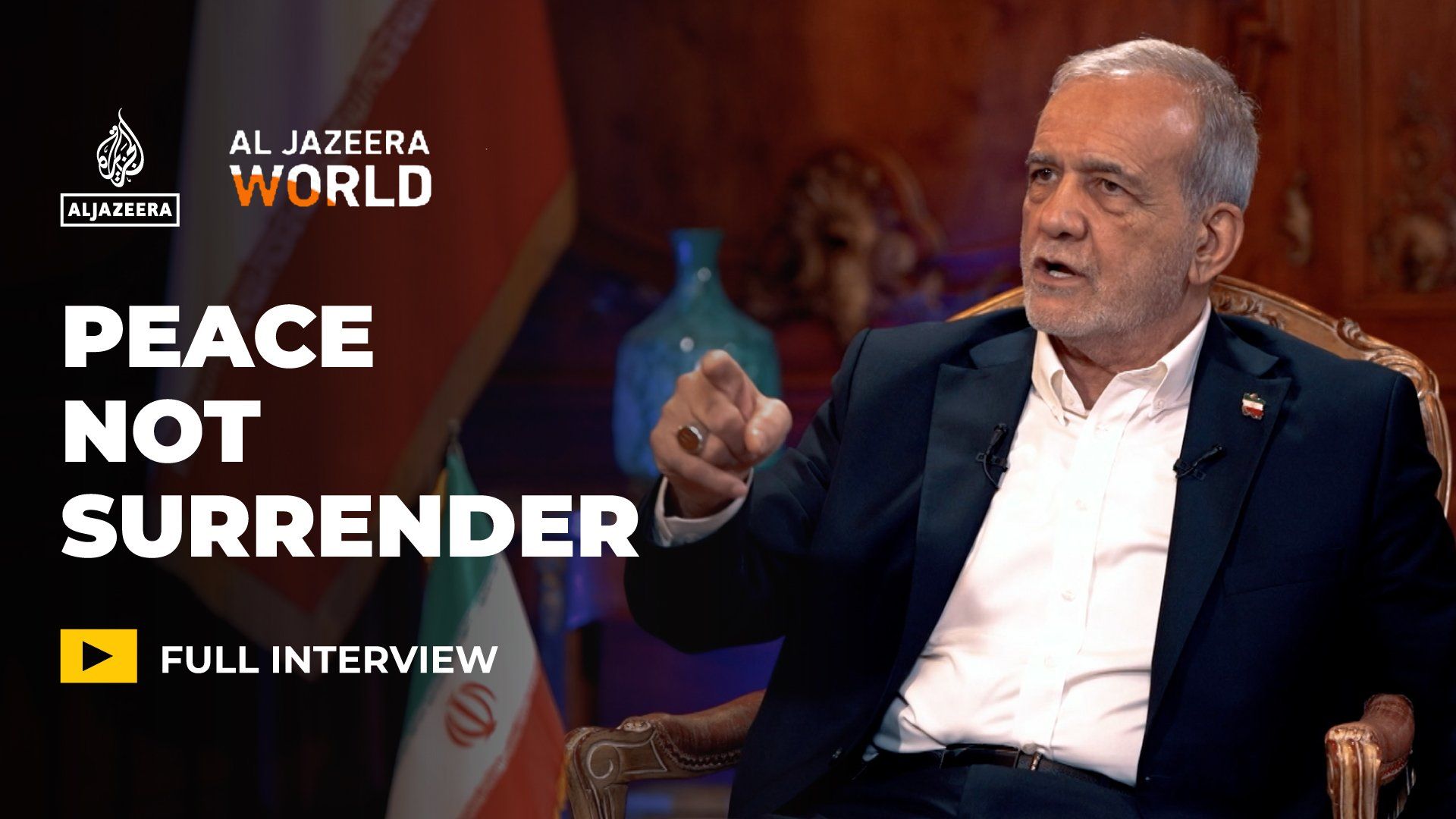 Masoud Pezeshkian: Peace, Not Surrender