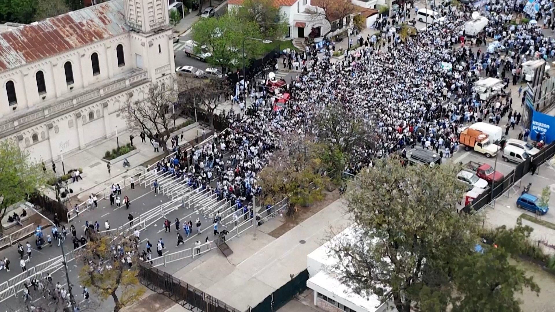 Fans flood Buenos Aires ahead of Messi’s final international match