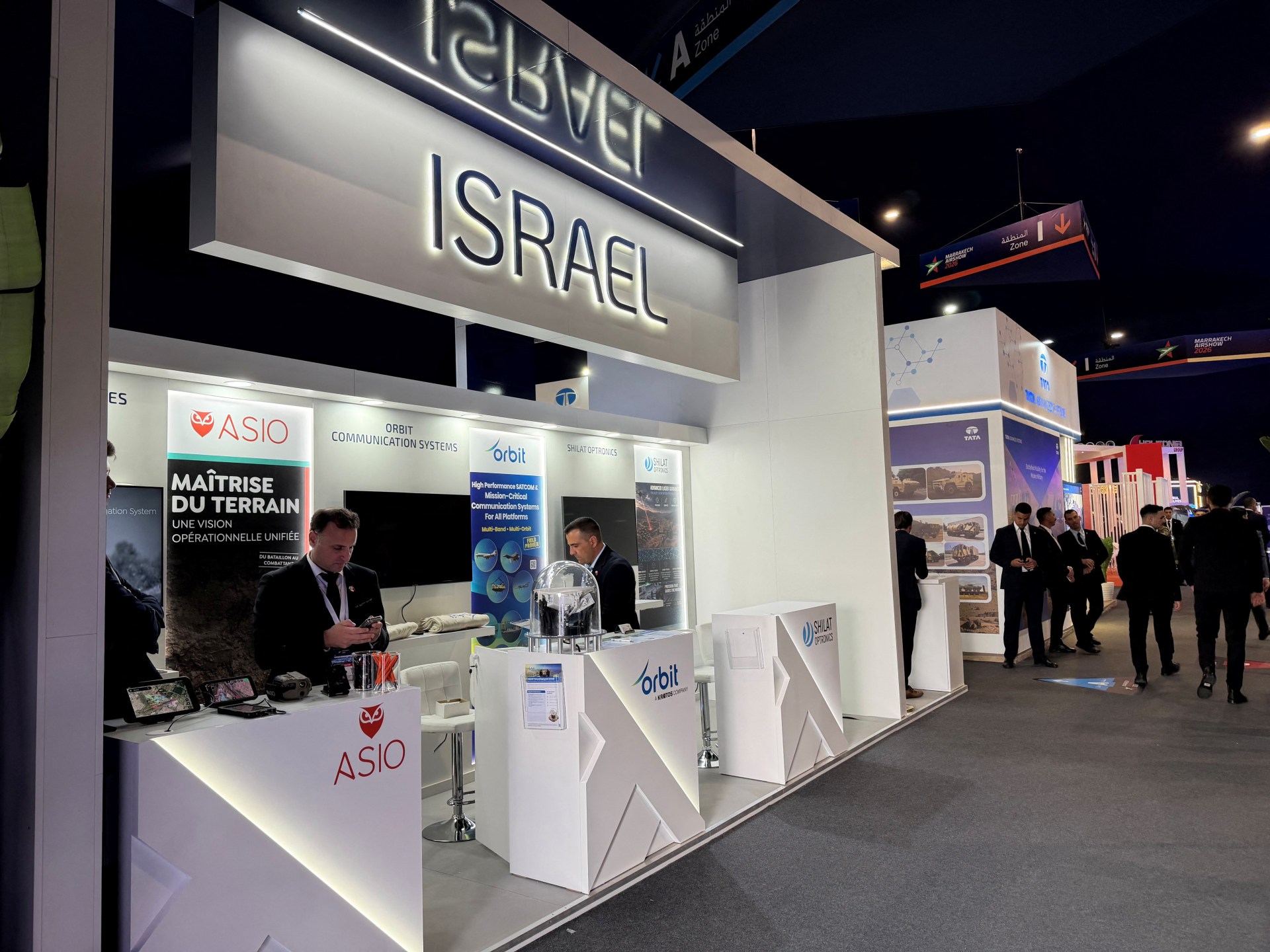 Israel opens first-ever pavilion at Morocco defence show