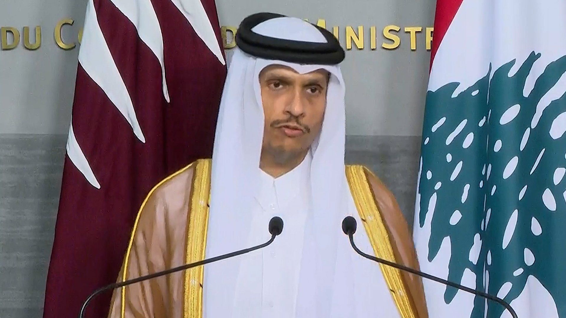 Qatar FM calls for Israeli withdrawal from Lebanon