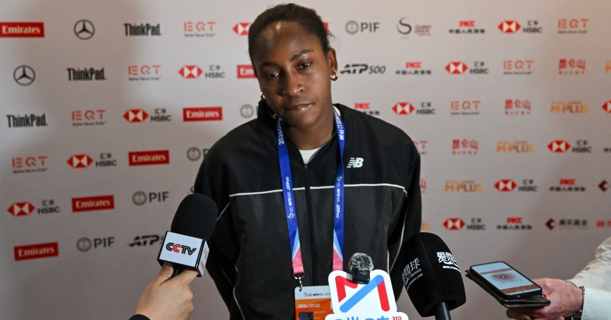 Coco Gauff says online racist abuse was ‘draining’ after China Open exit