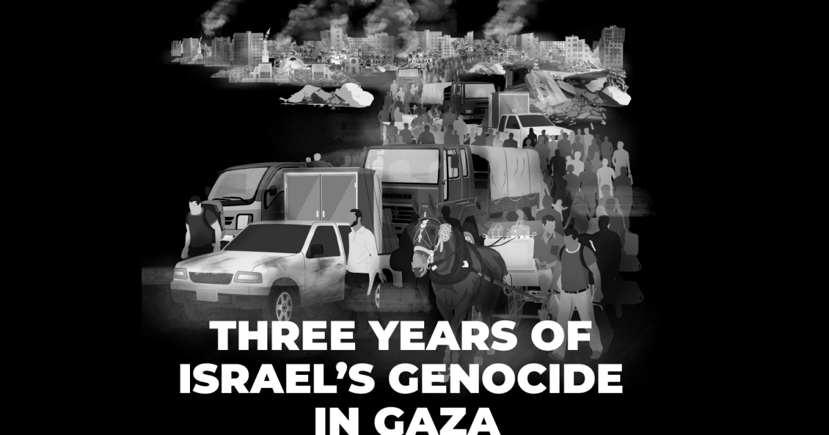 Three years of Israel’s genocide in Gaza: In numbers